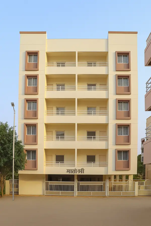 Rayalaseema PG Building front view in Hinjawadi Phase 1